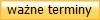 wane terminy